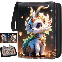 Card Binder for Pokemon Cards 4 pocket 400 Pocket Trading Card Holder Album Book - Image 1
