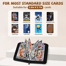 Card Binder for Pokemon Cards 4 pocket 400 Pocket Trading Card Holder Album Book - Image 3