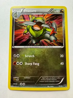 Pokemon Fraxure 15/20 Holo Dragon's Vault - Image 1