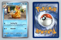 Floatzel #49/197 SV Obsidian Flames Uncommon Pokemon 2023 TCG Card - Image 1