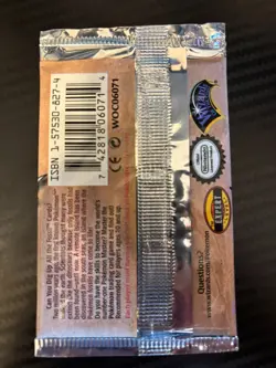 Pokemon Fossil Booster Pack SEALED short crimp Zapdos art - Image 2