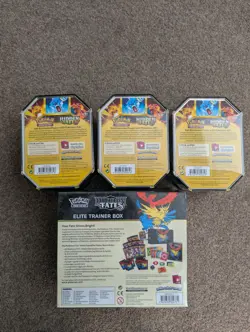 Pokemon TCG Hidden Fates Elite Trainer Box + Complete Tin Set - Brand New ✅🔥 - Image 2