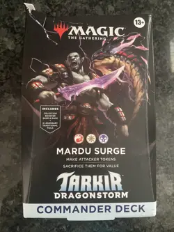 Magic The Gathering Tarkir Dragonstorm Mardu Surge Commander Deck SealedUgly Box - Image 1