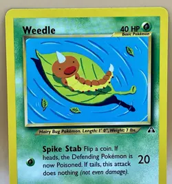 Weedle 70/75 – Neo Discovery (Common) - NM - WOTC 2001 Pokemon TCG - Image 2