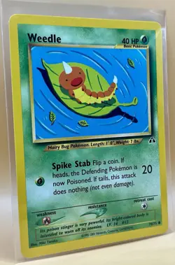 Weedle 70/75 – Neo Discovery (Common) - NM - WOTC 2001 Pokemon TCG - Image 5