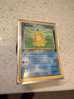 Pokemon TCG Team Rocket Psyduck 65/82 1st Edition Regular Common English - Image 1