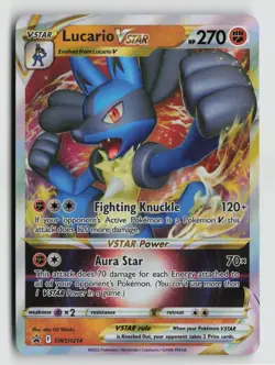 Pokemon - Lucario VSTAR - SWSH214 SWSH: Sword & Shield Promo Cards - NM - Image 1