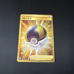 Ultra Ball 186/172 Brilliant Stars Gold Hyper Rare Single Card - Pack Fresh - Image 4