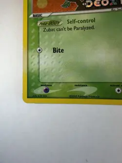 Pokemon EX Deoxys Zubat Reverse holo Lot 2 Cards 83/107 2005 English - Image 3