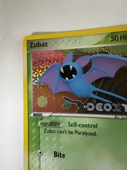 Pokemon EX Deoxys Zubat Reverse holo Lot 2 Cards 83/107 2005 English - Image 4