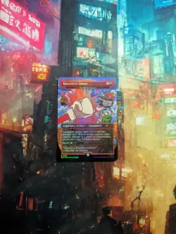 Knuckles's Gloves - The Reaver Cleaver (Rainbow Foil) Secret Lair Drop Foil NM - Image 1