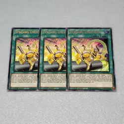 Yugioh Synchro Overtake DAMA 1st Ed Secret Rare 3 Card Playset NM - Image 1