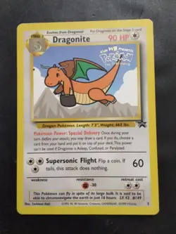 Pokemon TCG PROMO Dragonite Card 149 Non-Holo Ultra Rare Pokemon The First Movie - Image 1