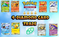 Pokemon TCG Pocket 4-Diamond (♢♢♢♢) Cards - English Version - Image 1