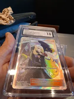Cynthia Cgc 10 Gem Mjnt 2019 Hidden Fates SV82/SV94 Shiny Vault Holo Rare Card - Image 5