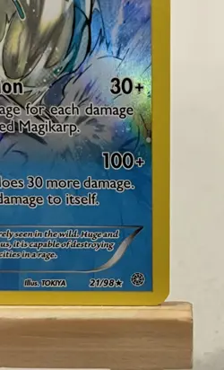 Pokemon Gyarados 21/98 XY Ancient Origins Holo Rare Θ Double HP130 English Card - Image 3