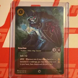 2025 Disney Lorcana EN 10 The Horned King iconic #226/204 - Image 1