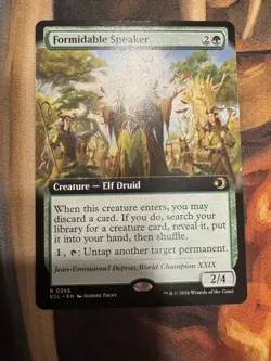 Formidable Speaker (Extended Art) Lorwyn Eclipsed Regular - Image 1