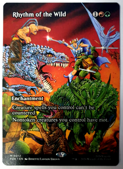 Rhythm of the Wild - Borderless Mythic - MTG TMNT PZA - 0012 NM - Image 1