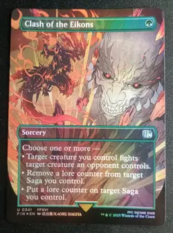 MTG Final Fantasy - Clash of the Eikons - Foil Borderless - Image 1