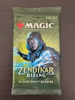 Magic The Gathering Zendikar Rising Draft Booster Pack Factory Sealed MTG - Image 1