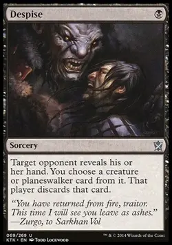 MTG Magic the Gathering Despise (69/282) Khans of Tarkir NM - Image 1