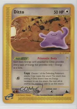 Ditto Pokemon e-Card Series Skyridge #51 2003 - Image 1