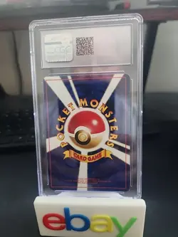 CGC EX/NM 6 Brock's Rhydon Gym Booster Japanese Holo #112 from 1998! Slab! - Image 4