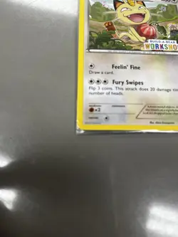 Pokemon Meowth 67/108 Build-A-Bear Workshop Promo Basic HP60 Scratch 20 - Image 4