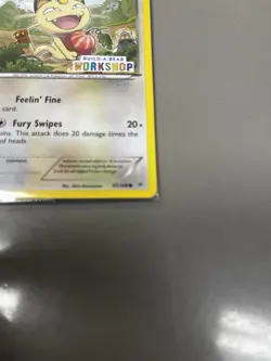 Pokemon Meowth 67/108 Build-A-Bear Workshop Promo Basic HP60 Scratch 20 - Image 5