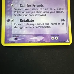 Pokemon TCG Wobbuffet 56/110 Reverse Holo Stamped EX Holon Phantoms NM - Image 3