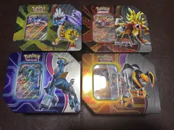 Pokemon TCG | Paradox Destinies | Complete Set of 4 Tins | Sealed - Image 1