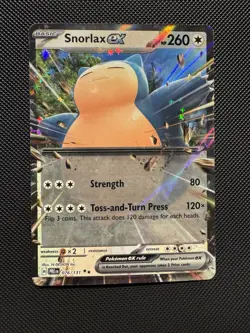 Pokemon TCG Snorlax ex 076/131 Sv: Prismatic Evolutions Double Rare Near Mint - Image 1