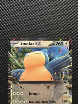 Pokemon TCG Snorlax ex 076/131 Sv: Prismatic Evolutions Double Rare Near Mint - Image 3