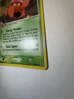 Pokemon TCG Parasect EX FireRed & LeafGreen Reverse Holo Uncommon 43/112 70 HP - Image 2