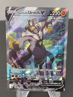 2021 Pokemon Rapid Strike Urshifu V Alt Art Secret Rare Battle Style 153/163 NM - Image 1