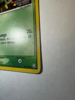 Pokemon TCG Spinarak EX Team Rocket Returns Reverse Holo 78/109 2004 - Image 2