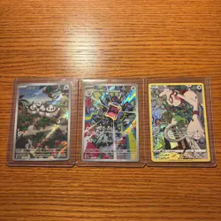 3 Full Art Pokemon Lot: Starly, Loudred, And Smeargle NEAR MINT CONDITION - Image 1