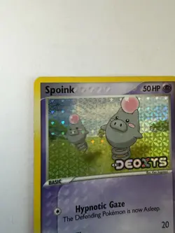Pokemon TCG Spoink EX Deoxys Reverse Holo Common 76/107 2005 50 HP - Image 4