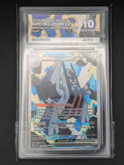 Archaludon Ex 241/191 SIR Pokemon TCG: Surging Sparks ACE 10 Gem Mint ENGLISH - Image 2