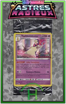 Typhlosion Holo Stamped - EB10:Astres Radieux - 052/189 - Carte Pokemon FR Neuve - Image 1