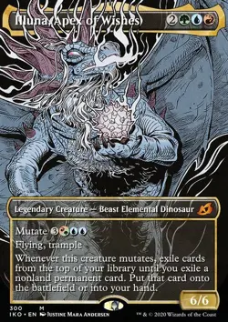 MTG Illuna, Apex of Wishes (300/403) Ikoria Lair of Behemoths LP - Image 1