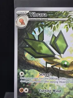 Pokemon Vibrava 206/191 Surging Sparks Holo Illustration Rare Full Art NM - Image 5