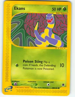 Ekans - 108/165 Expedition Base Set - Pokemon TCG - 2002 - Image 1