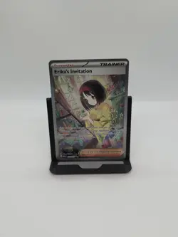 Pokemon TCG Scarlet & Violet Trainer Supporter Erika's Invitation 203/165 Mint - Image 1