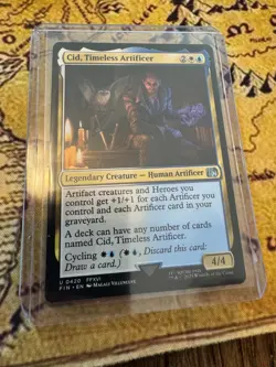 MTG FIN Cid, Timeless Artificer #420 Non-Foil NM Final Fantasy - Image 1