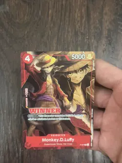 Monkey D. Luffy - P-007 (Winner Pack Vol. 1) P-007 One Piece Promotion Cards LP - Image 3