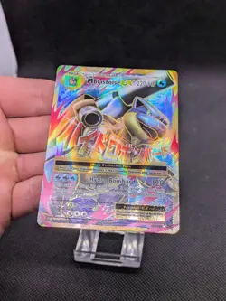 Mega M Blastoise EX 102/108 XY Evolutions Full Art Gold Pokemon Card MINT! - Image 3