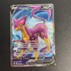 Liepard V - 180/198 - Pokemon Chilling Reign Sword & Shield Full Art Card NM - Image 1