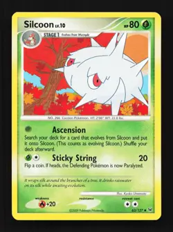 Silcoon 63/127 Platinum English Pokemon Card TCG - Image 1